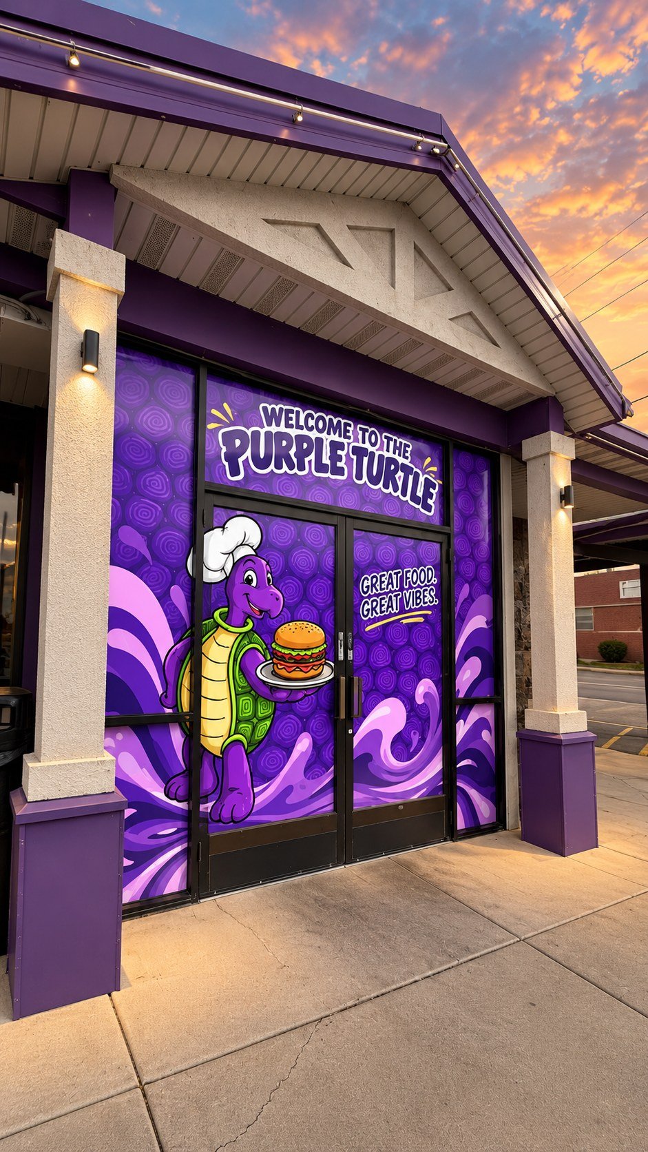 Full storefront graphics
